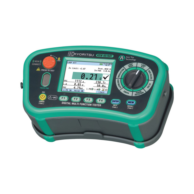 KEW6516BT-EV2 Wielofunkcyjny miernik instalacji el. Bluetooth + adapter EVSE KEW8602