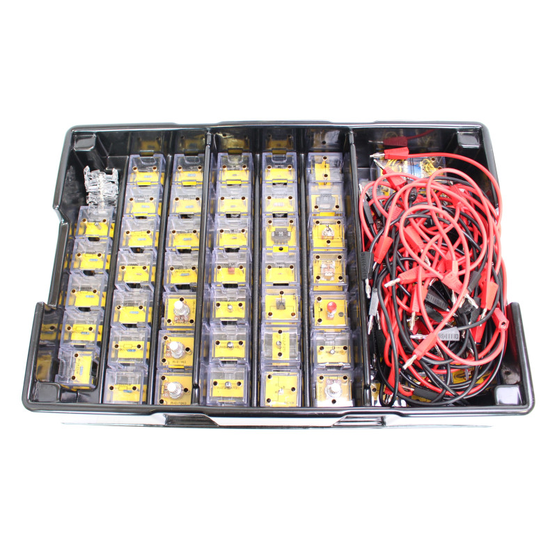 F1-1 Makieta szkolna - obwody analogowe 33 ćwiczenia