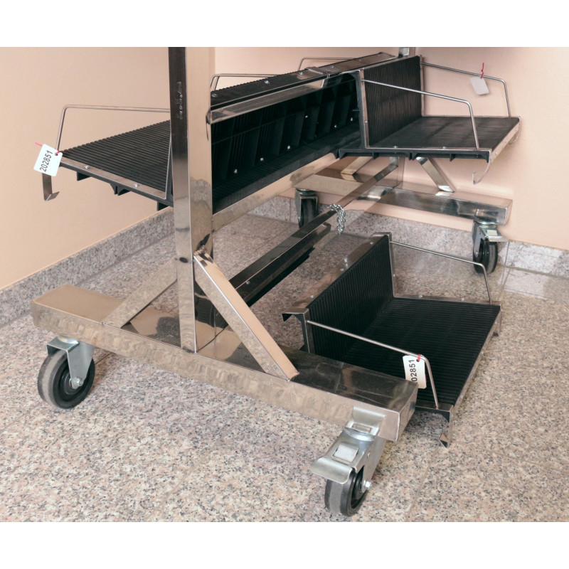 SL-605 Wózek transp. ESD do zaw. racków 1050x540x1400