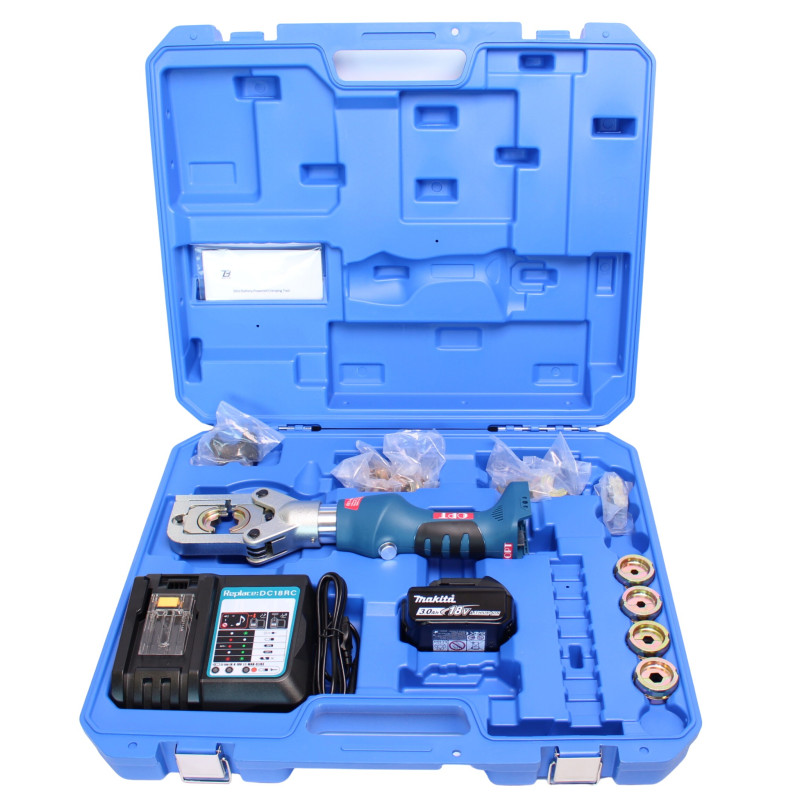 OPT ECT6240UNV Praska akumulatorowa 6-240mm2 matryce R22 16-240mm2 2x nożyce 25mm 3Ah 18V