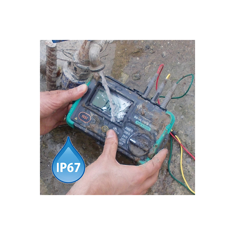 KEW4105DLBT Miernik rezystancji uziemienia Bluetooth + torba +szpulki