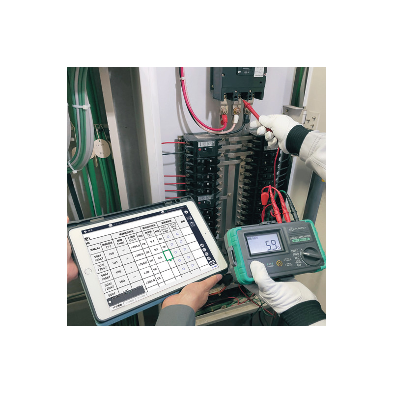 KEW4105DLBT Miernik rezystancji uziemienia Bluetooth + torba +szpulki