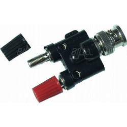 Adapter wtyk BNC - 2x gniazdo 4mm AD 2159