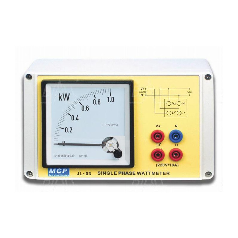 JL03 Watomierz jednofazowy 0-2kW szkolny
