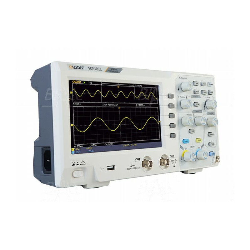 SDS-1022 oscyloskop 20MHz, 2kan, 100MSa/s OWON