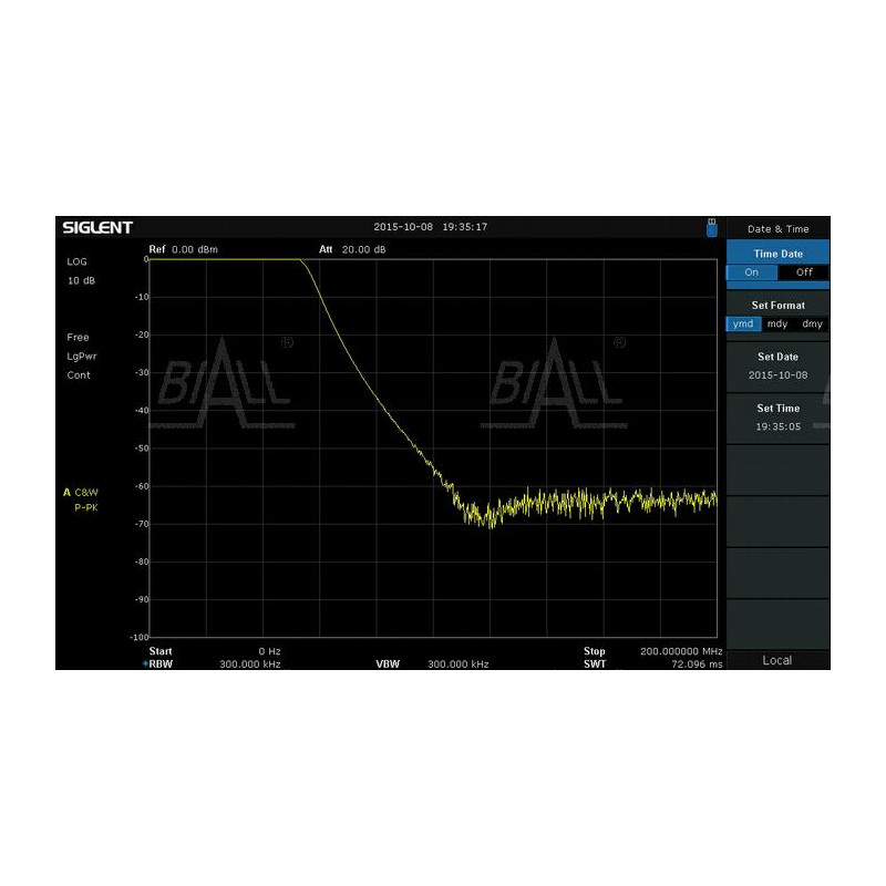 SSA-3000X PLUS-TG generator śledzenia 100kHz - 2.1/3.2GHz (oprogramowanie)