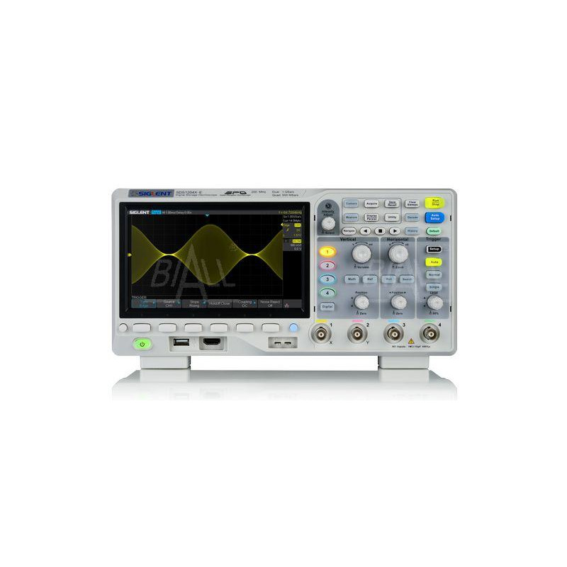 SDS1104X-E oscyloskop 100MHz, 4kan, 1GSa/s, 14 Mpkt, SPO