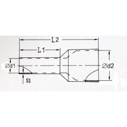 KR100018  Tulejka izolow. 10,0mm2x18      100szt