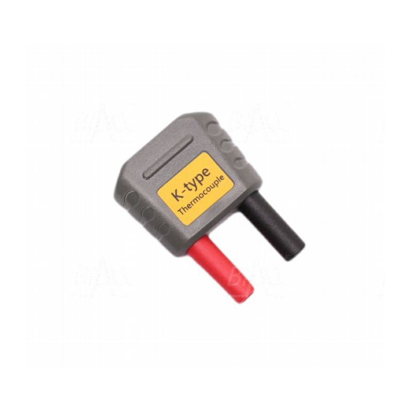 Adapter TCK 1N-0001 do sond temp. K (2x wtyk izol 4mm - gniazdo mini K)